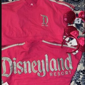 Disney Long Sleeve Shirt & 1 Set of Ears to match.